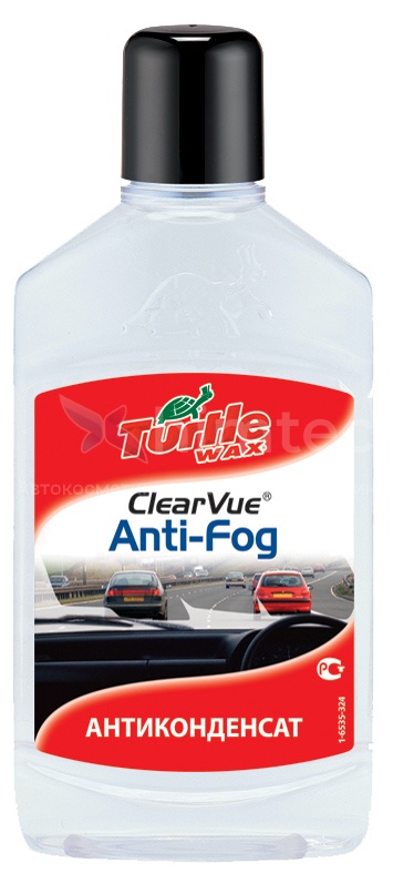 Фото TURTLEWAX CLEAR VUE Anti-Fog Средство против запотевания стекол и зеркал 300 мл.