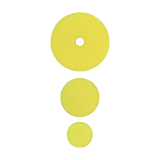 Фото Полировальный круг комплект - полутвердый 75мм/54мм/34мм- желтый Au-33509E