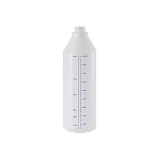 Фото Бутылка мерная пластиковая, устойчивая к химиям, 1л.